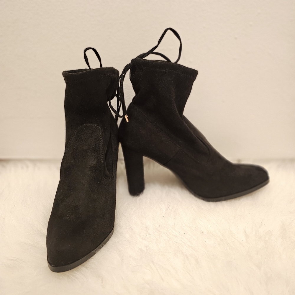 Justfab Sock Ankle Booties, NWOT
